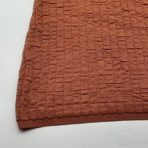 Free People FP Beach Short N Sweet Size Large Ambered Coral Sweater Minidress - Picture 10 of 15